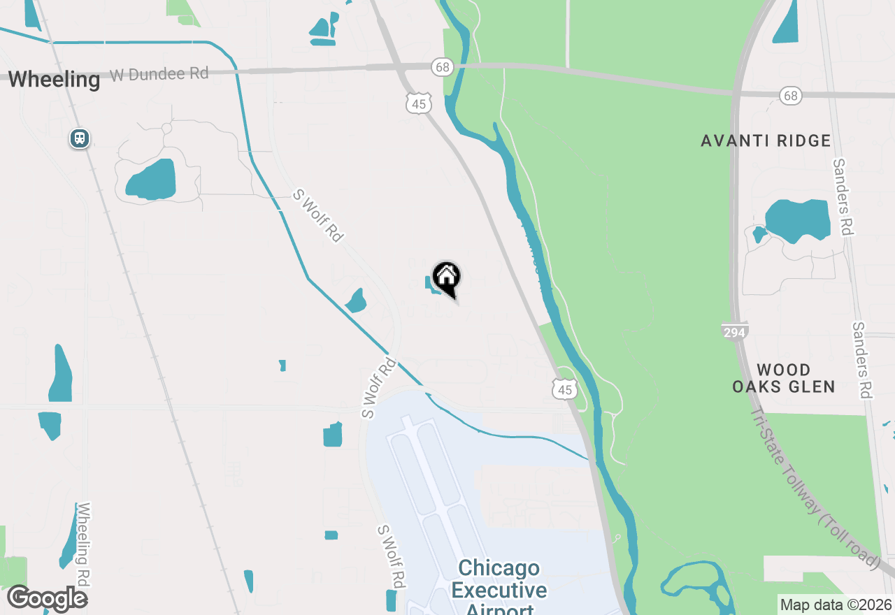 Map of 468 Harmony Drive, Wheeling, IL 60090