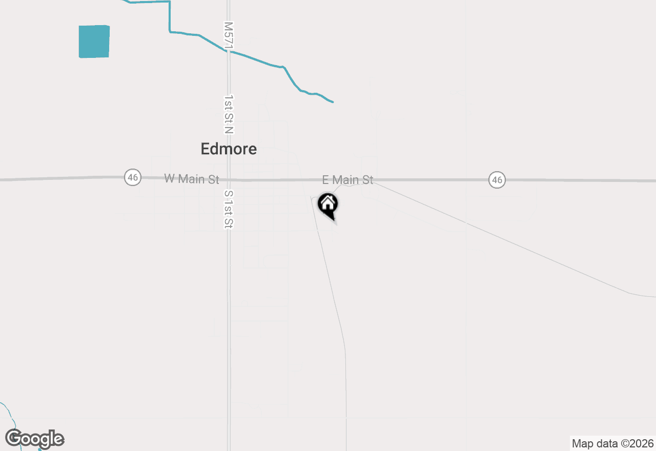 Map of 651 E Forest Street, Edmore, MI 48829