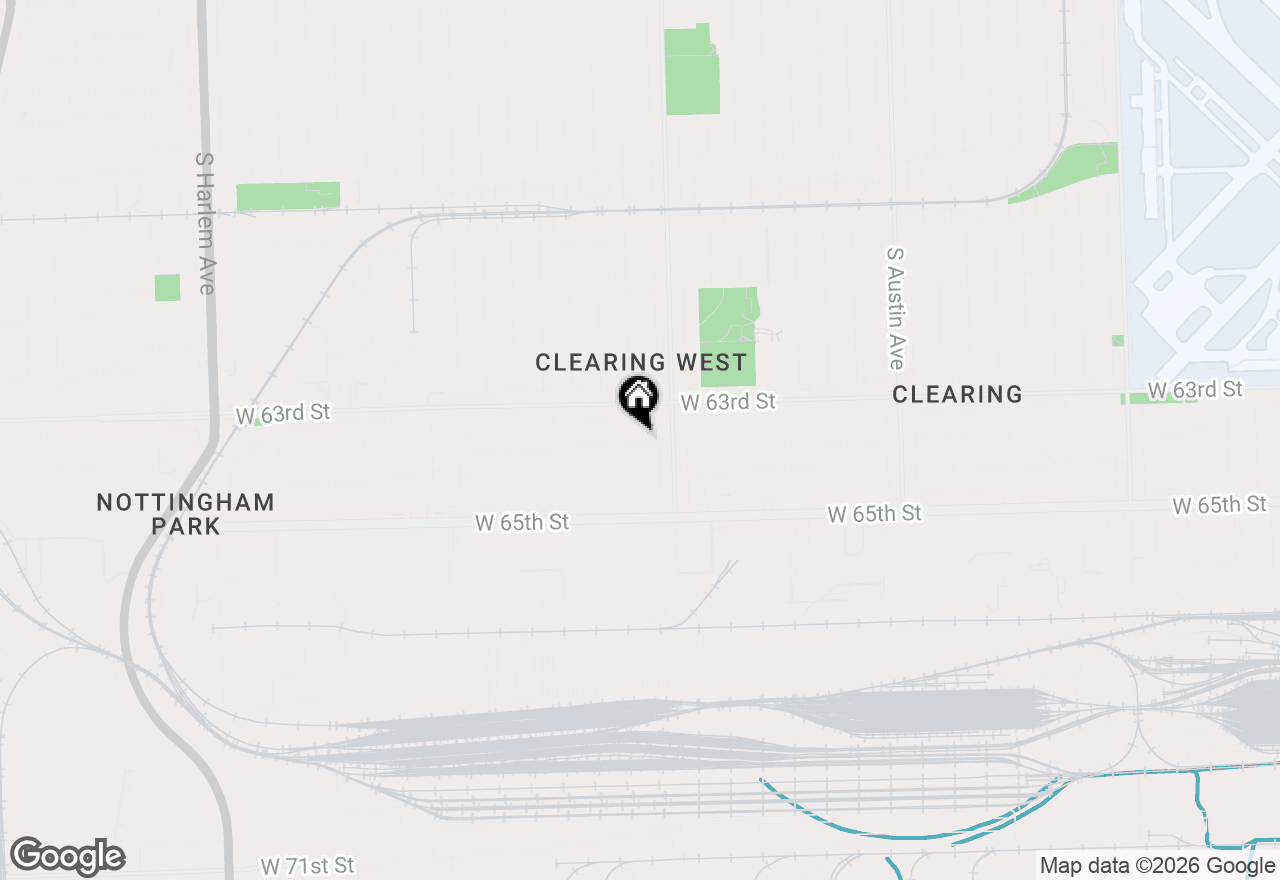Map of 6437 W 63rd Place, Chicago, IL 60638