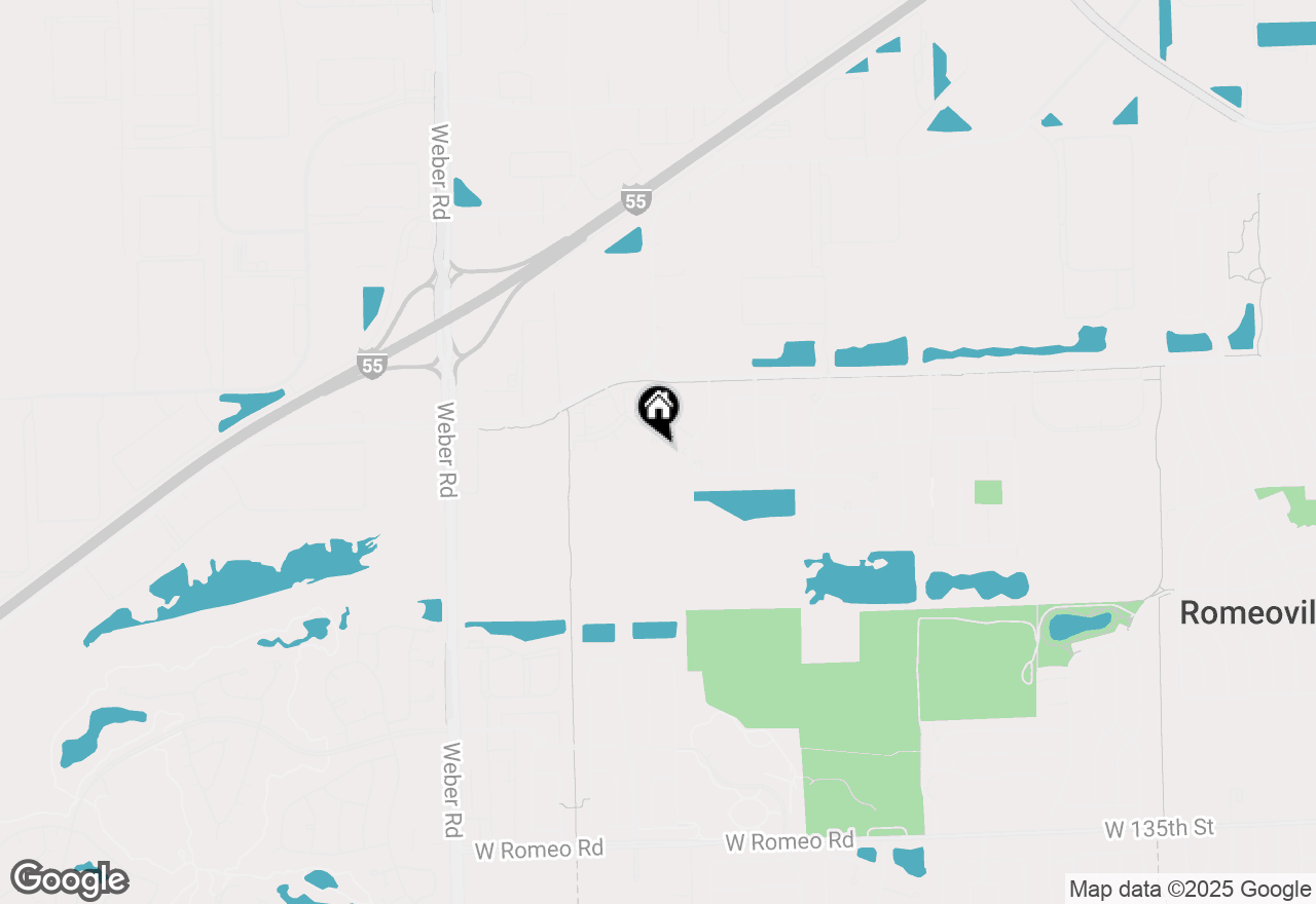 Map of 661 Elizabeth Court, Romeoville, IL 60446