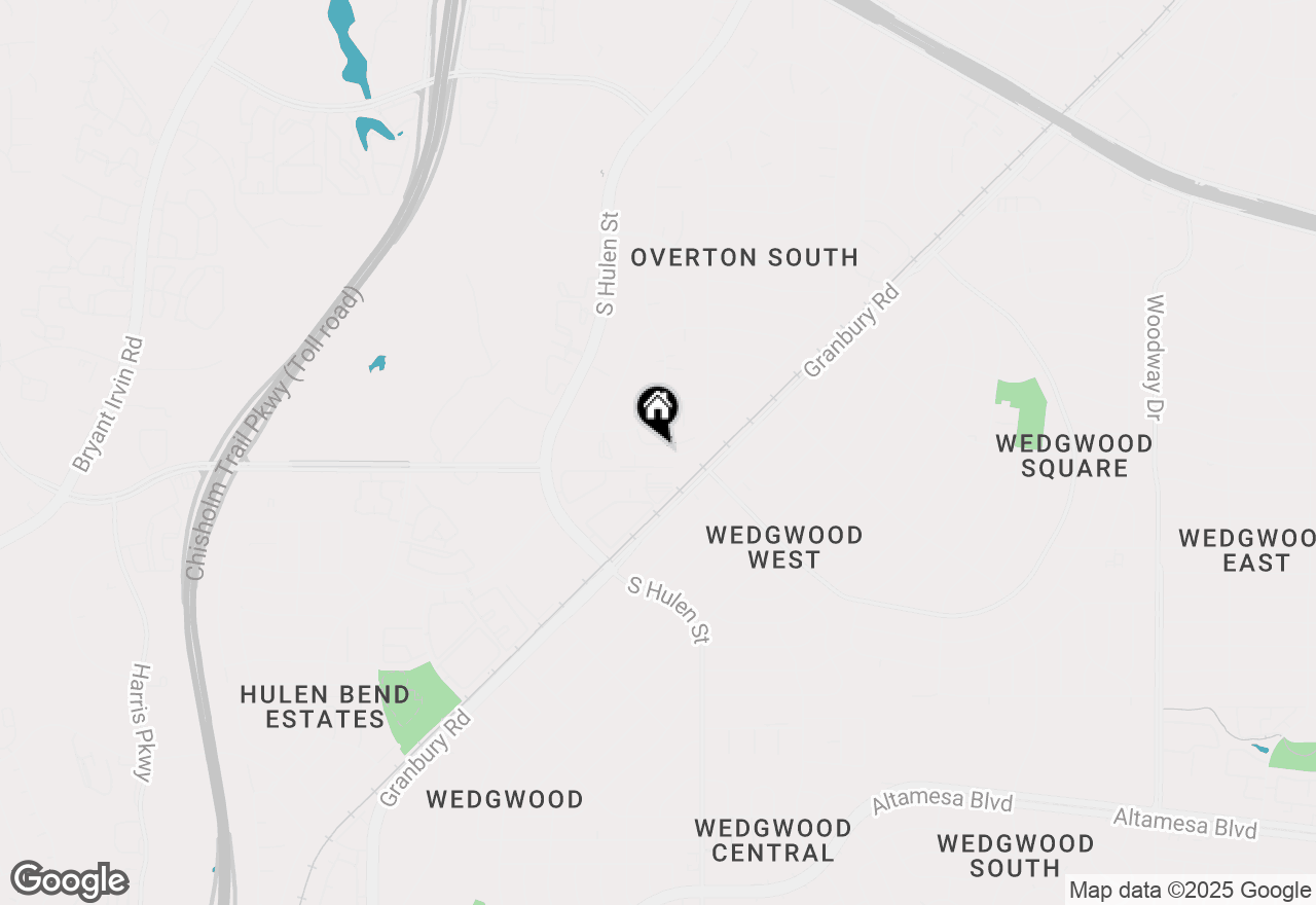 Map of 5845 Westhaven Drive #B, Fort Worth, TX 76132