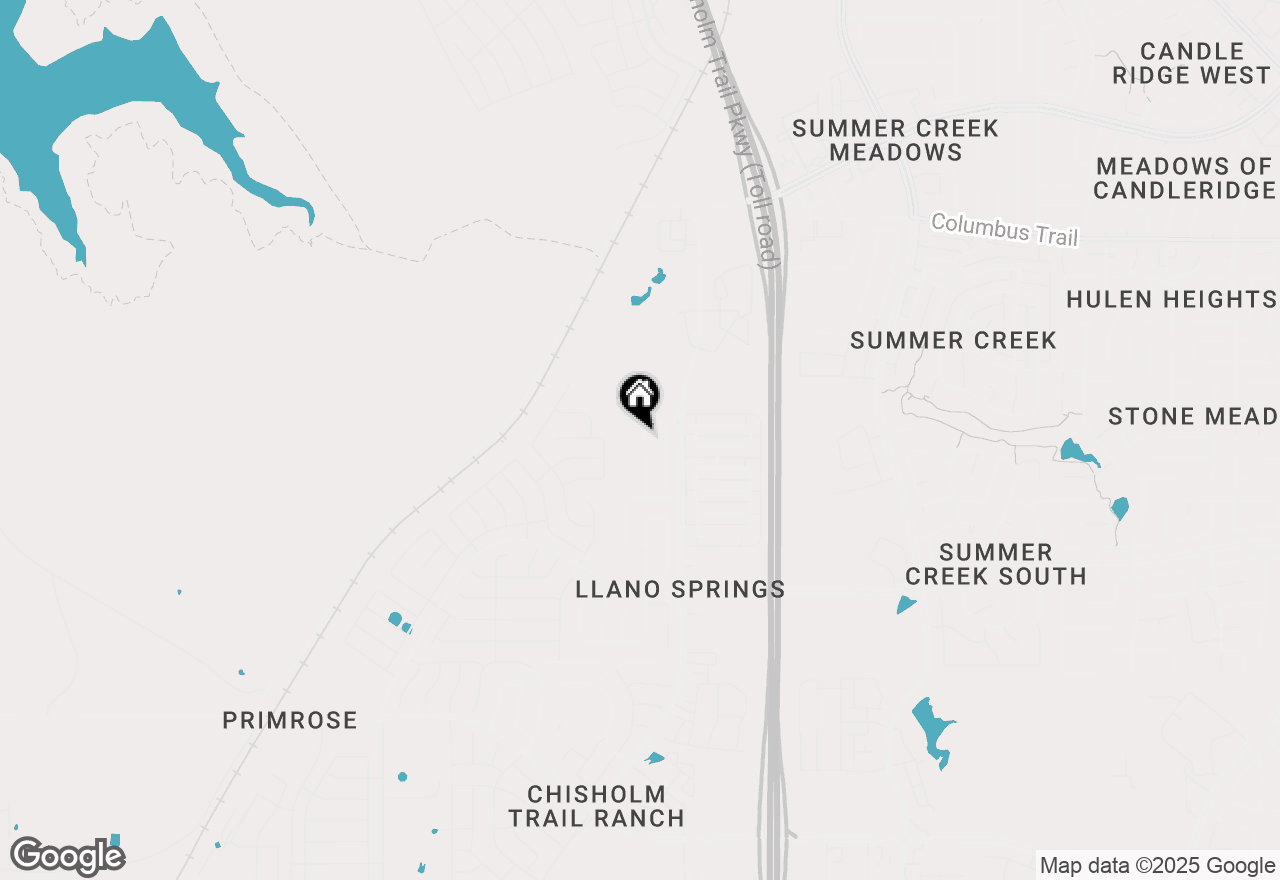 Map of 8336 Blue Periwinkle Lane, Fort Worth, TX 76123