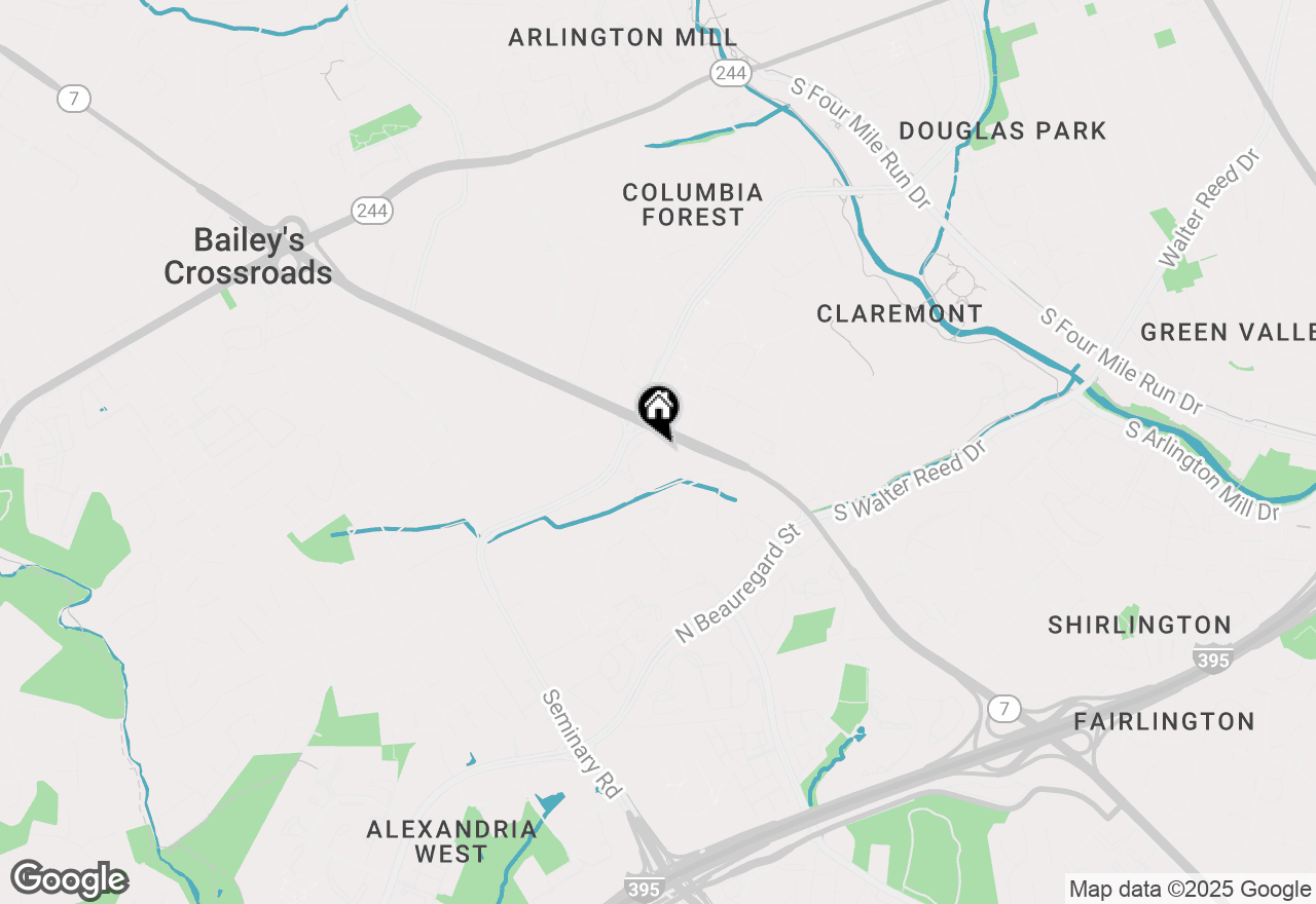 Map of 3701 S George Mason Drive #2016N, Falls Church, VA 22041