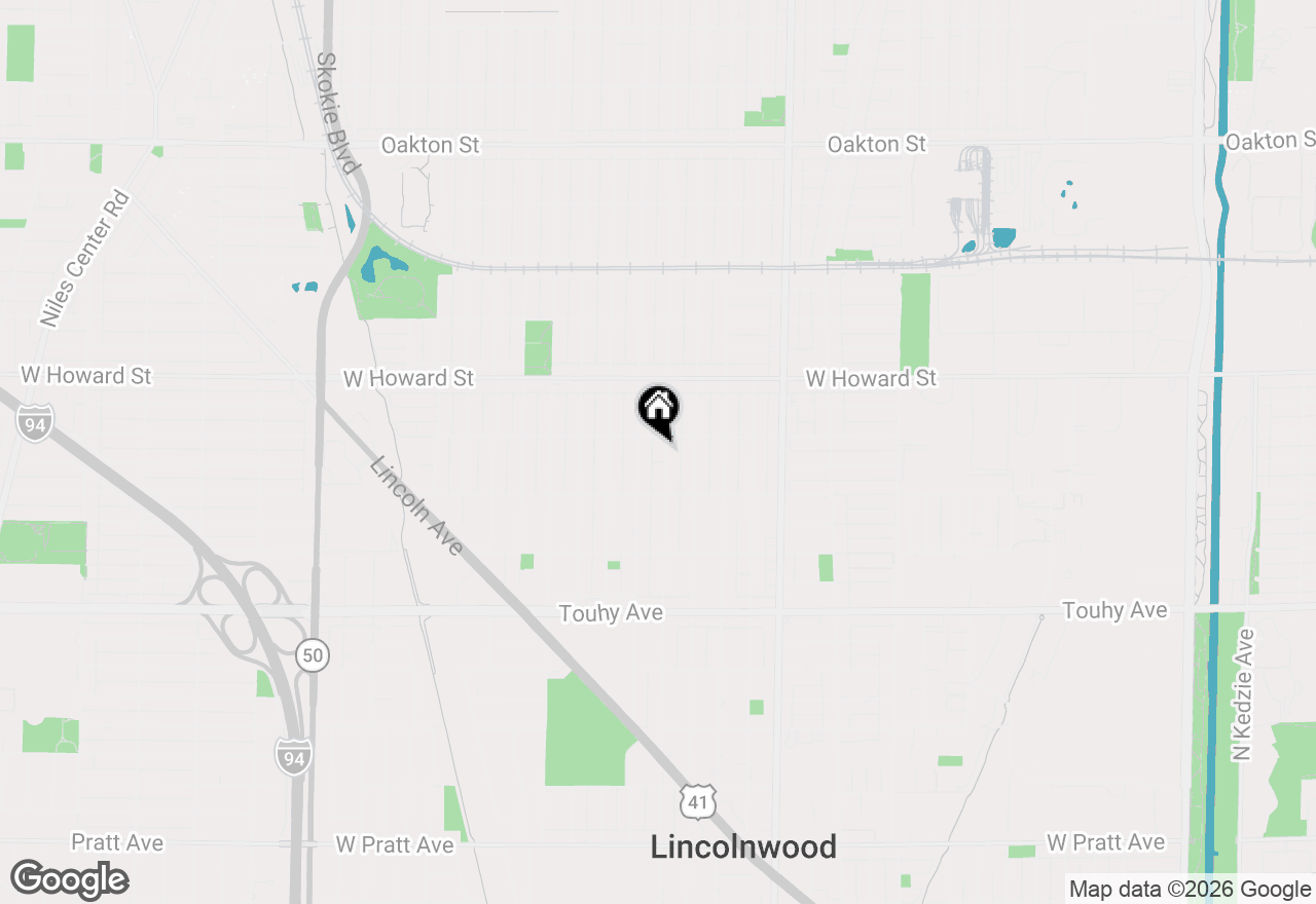Map of 7444 Keeler Avenue, Skokie, IL 60076