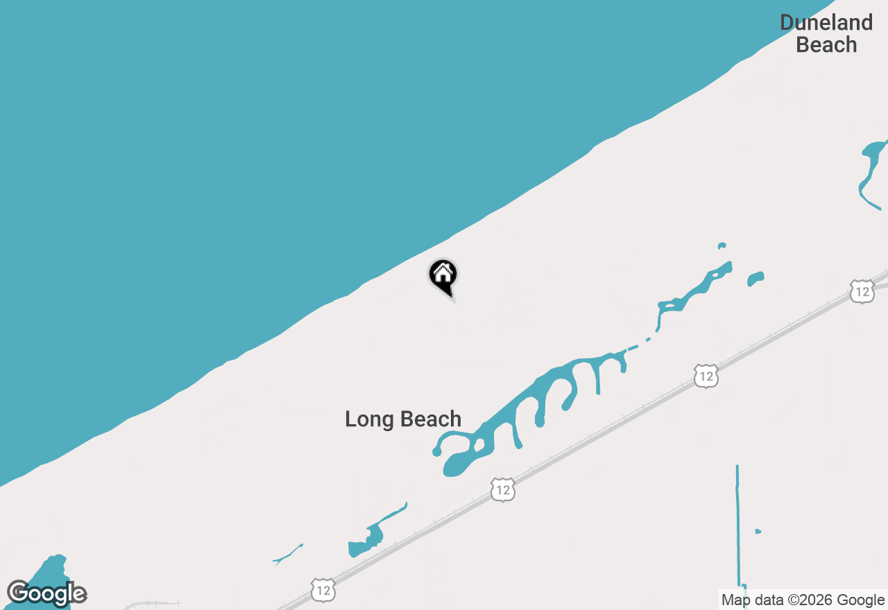 Map of 2310 Hazeltine Drive, Long Beach, IN 46360