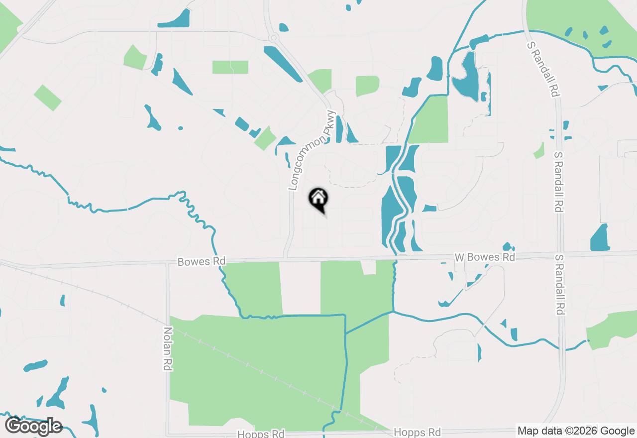 Map of 845 Butterfly Field Drive, Elgin, IL 60124