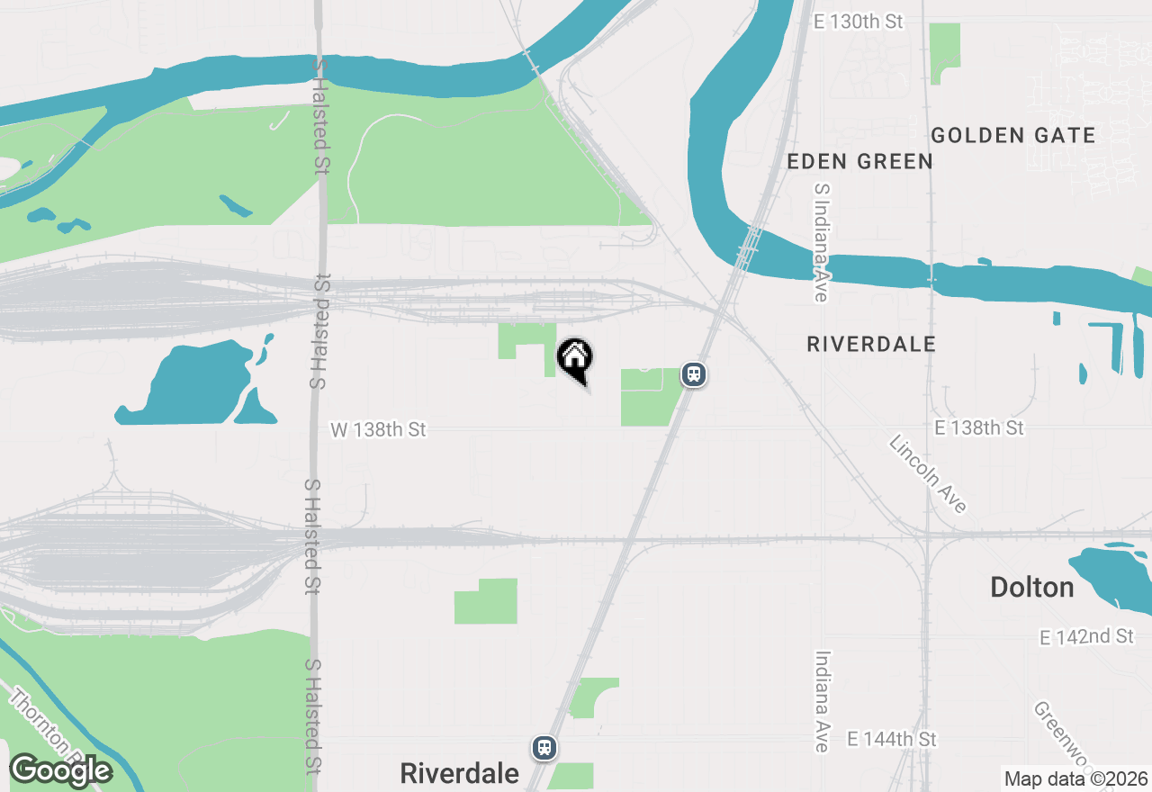 Map of 13709 S School Street, Riverdale, IL 60827