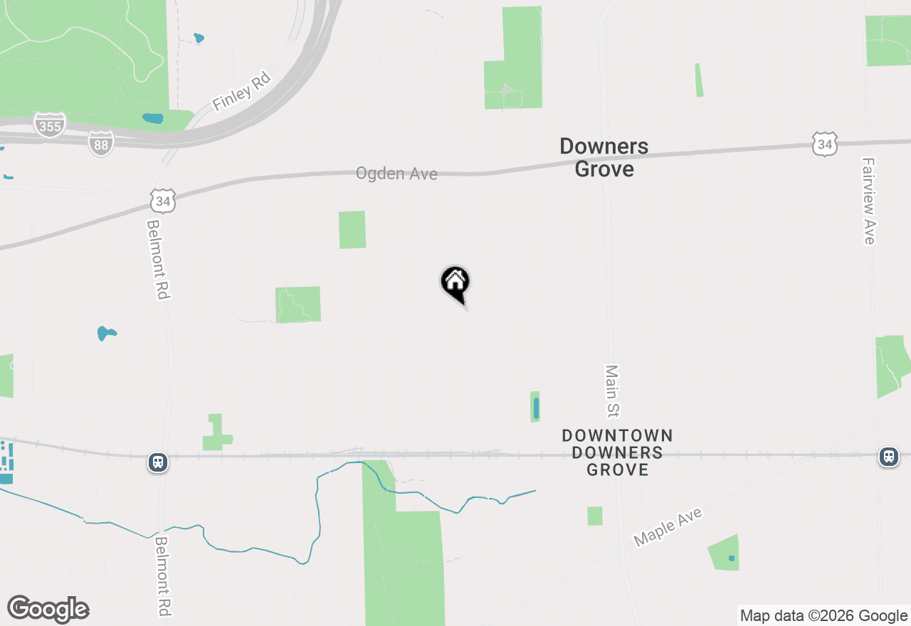 Map of 1416 Chicago Avenue, Downers Grove, IL 60515