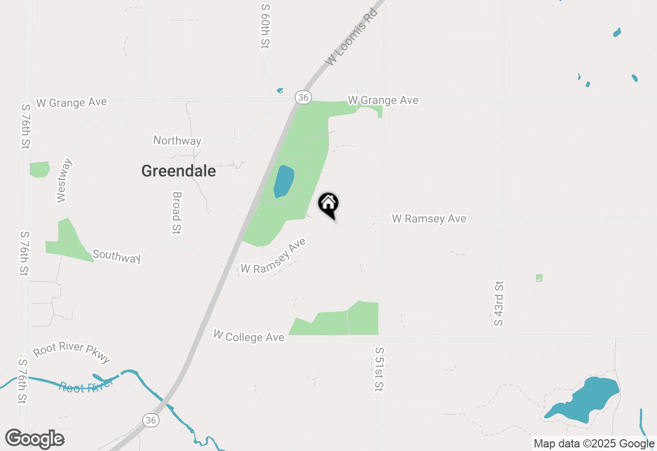 Map of 5491 Laura Ln, Greendale, WI 53129