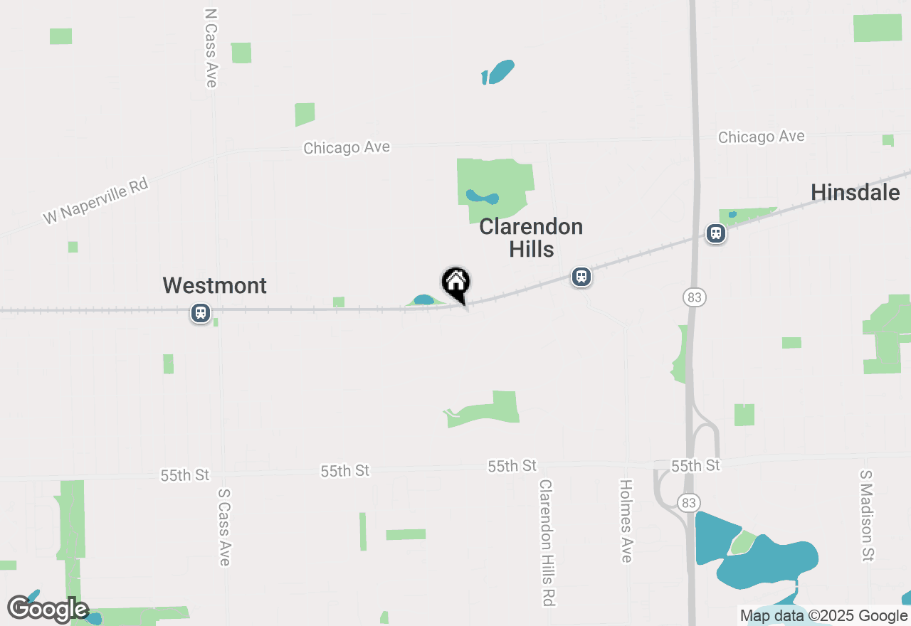 Map of 434 Mcdaniels Circle #304, Clarendon Hills, IL 60514