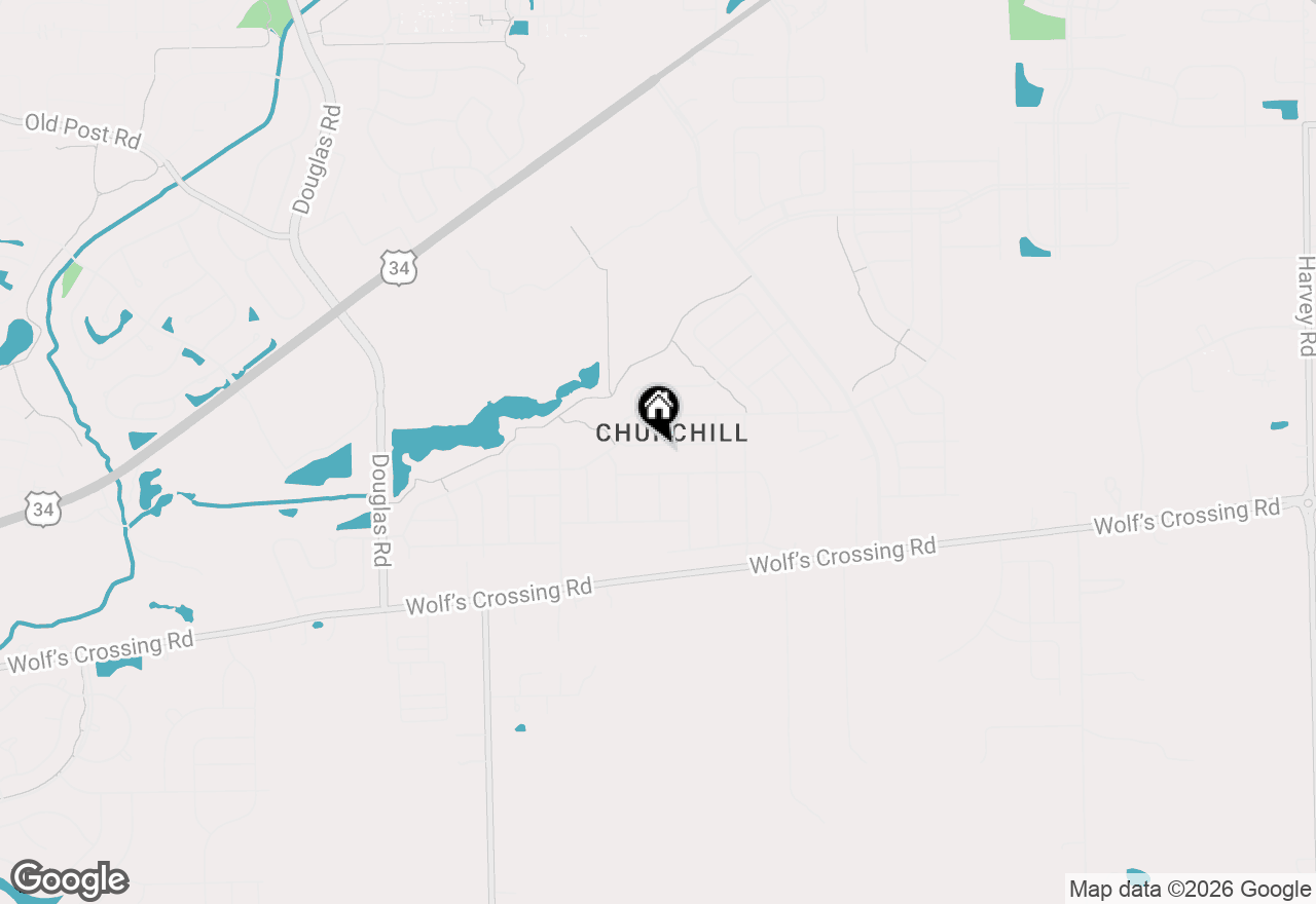 Map of 810 Georgetown Drive, Oswego, IL 60543