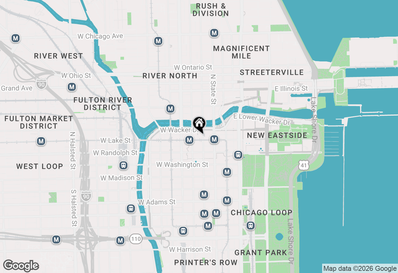 Map of 200 N Dearborn Street #2605, Chicago, IL 60601