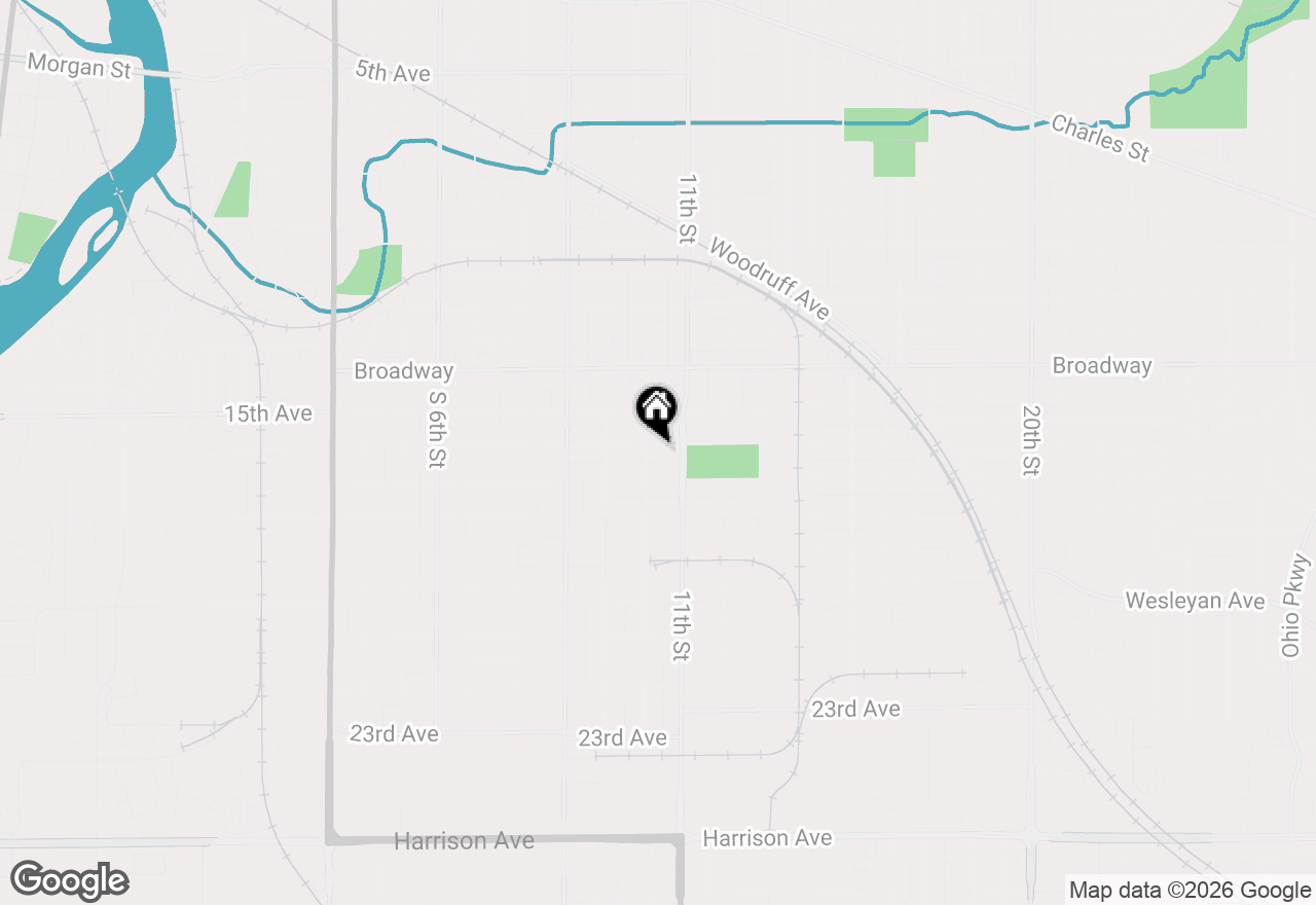 Map of 1509 16th Avenue, Rockford, IL 61104