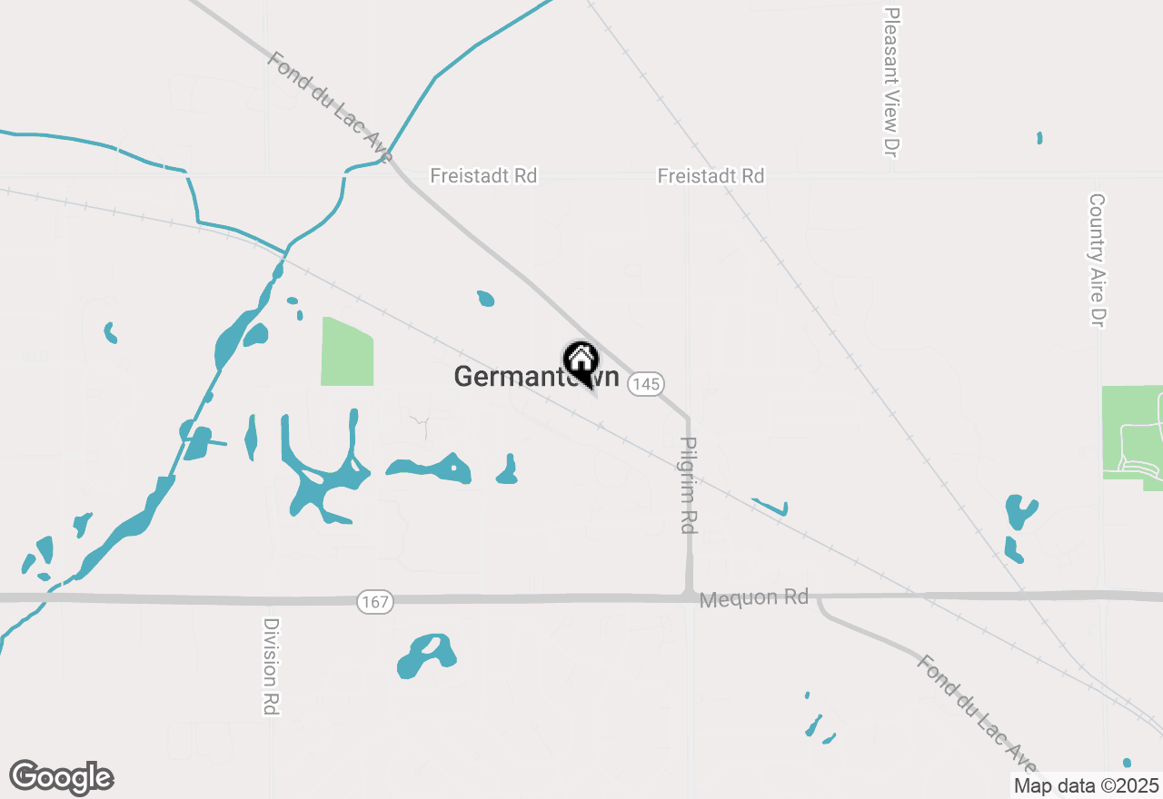 Map of N116W16009 Main St, Germantown, WI 53022