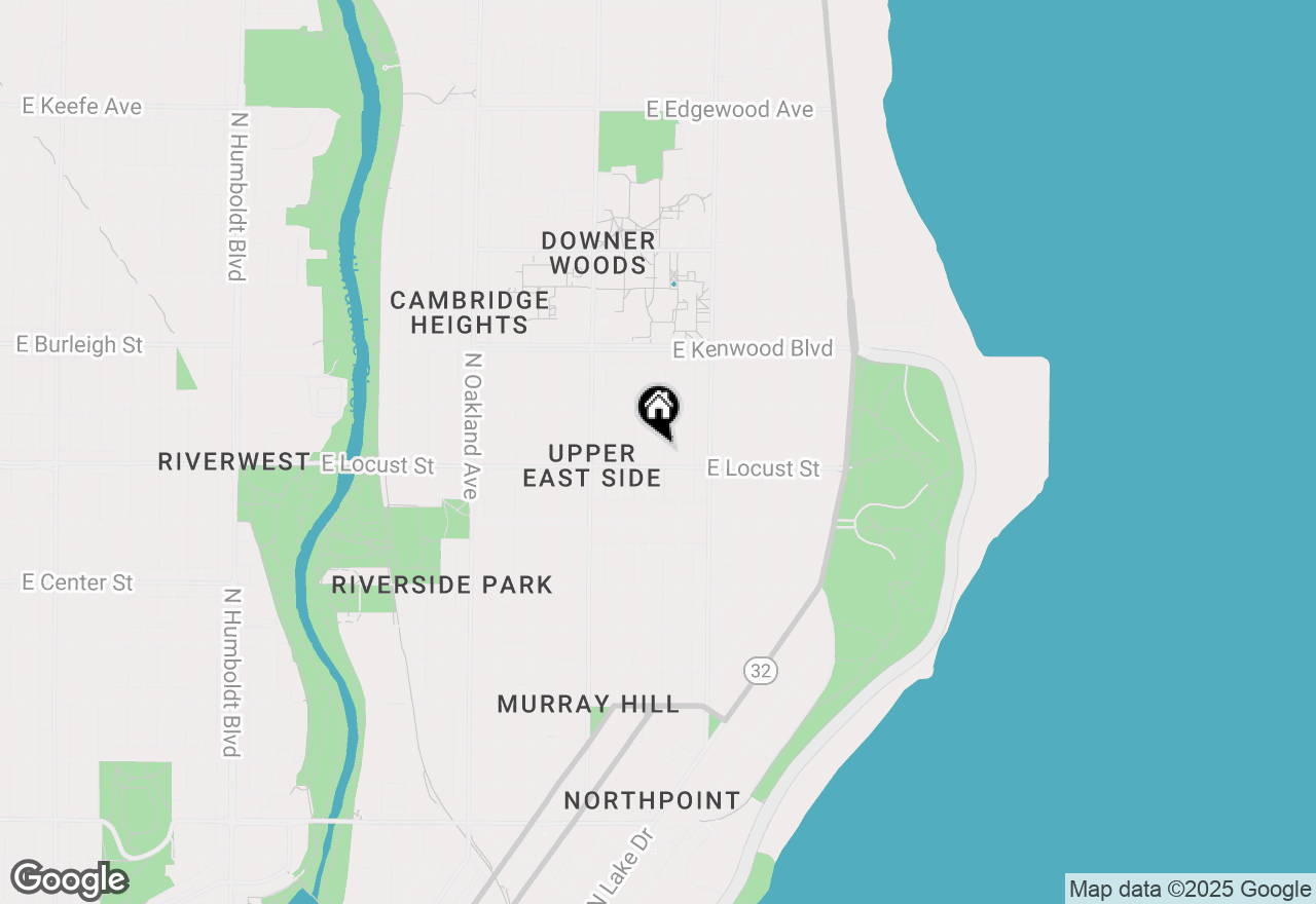 Map of 2916 N Prospect Ave, Milwaukee, WI 53211