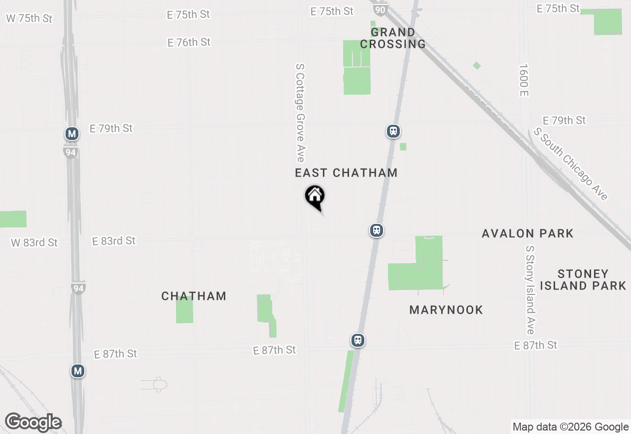 Map of 8216 S Maryland Avenue, Chicago, IL 60619