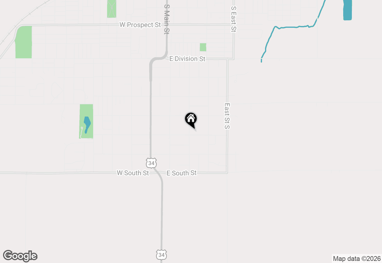 Map of 446 Dwight Street, Kewanee, IL 61443