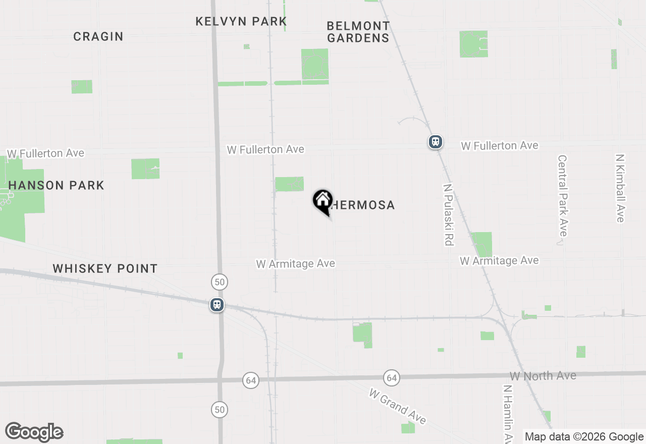 Map of 2125 N Kenneth Avenue, Chicago, IL 60639