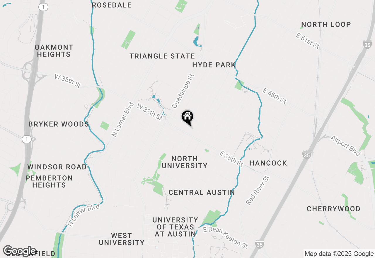 Map of 210 W 38th St #10, Austin, TX 78705