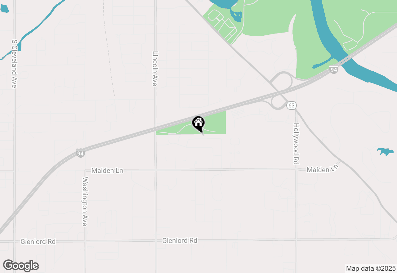 Map of 673 Royal Crest Drive, St Joseph, MI 49085