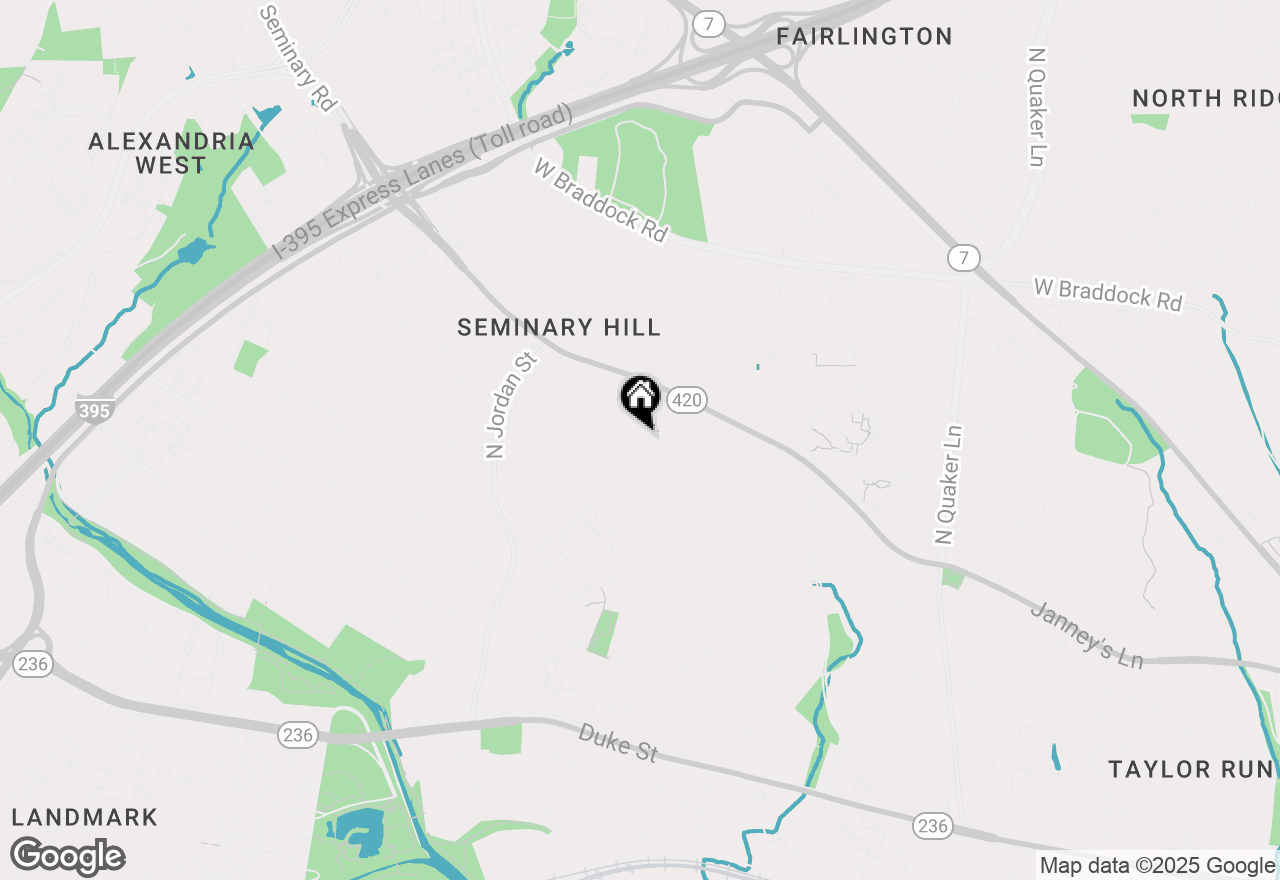 Map of 1200 N Gaillard Street, Alexandria, VA 22304