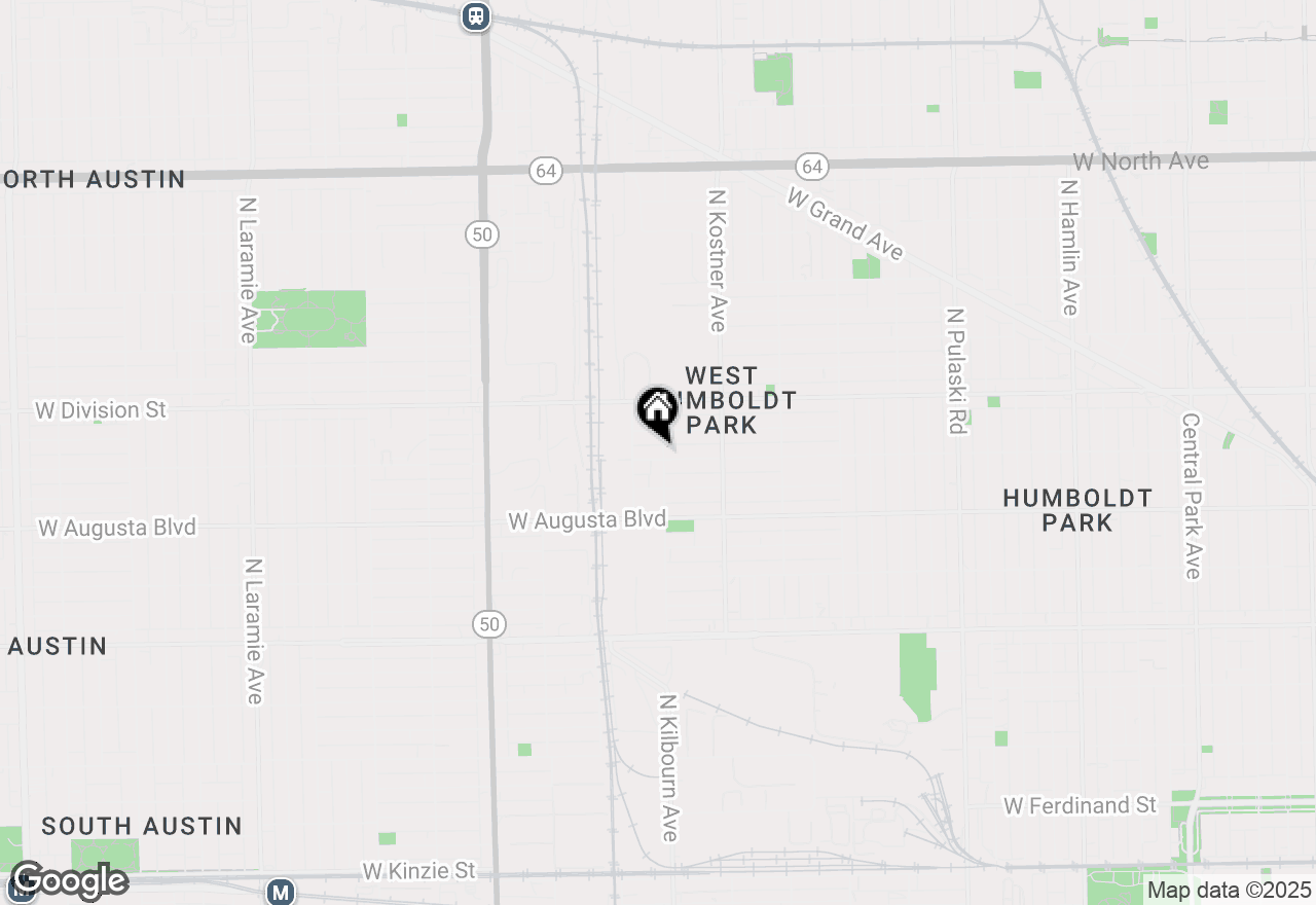 Map of 4502 W Thomas Street, Chicago, IL 60651