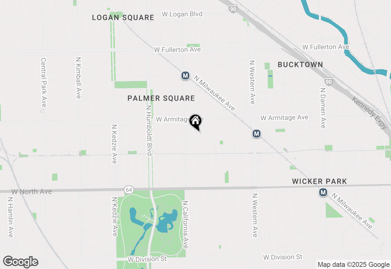 Map of 2720 W Cortland Street #P-33, Chicago, IL 60647