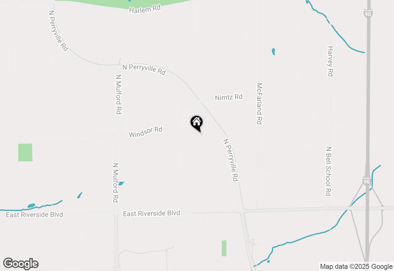 Map of 4518 Hilltop Drive, Loves Park, IL 61111