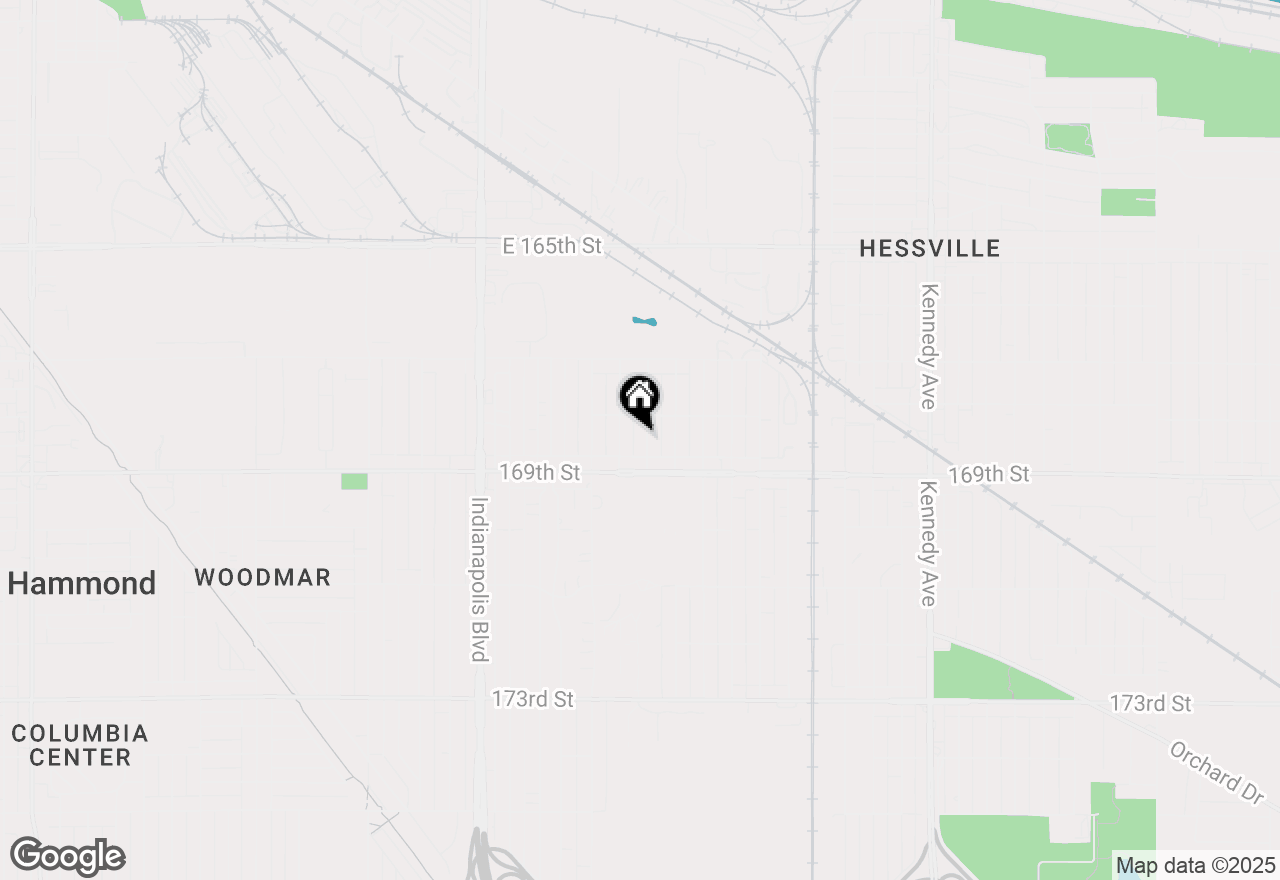 Map of 6824 Huron Avenue, Hammond, IN 46323