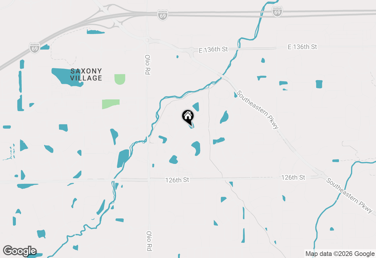 Map of 12971 Pinner Avenue, Fishers, IN 46037