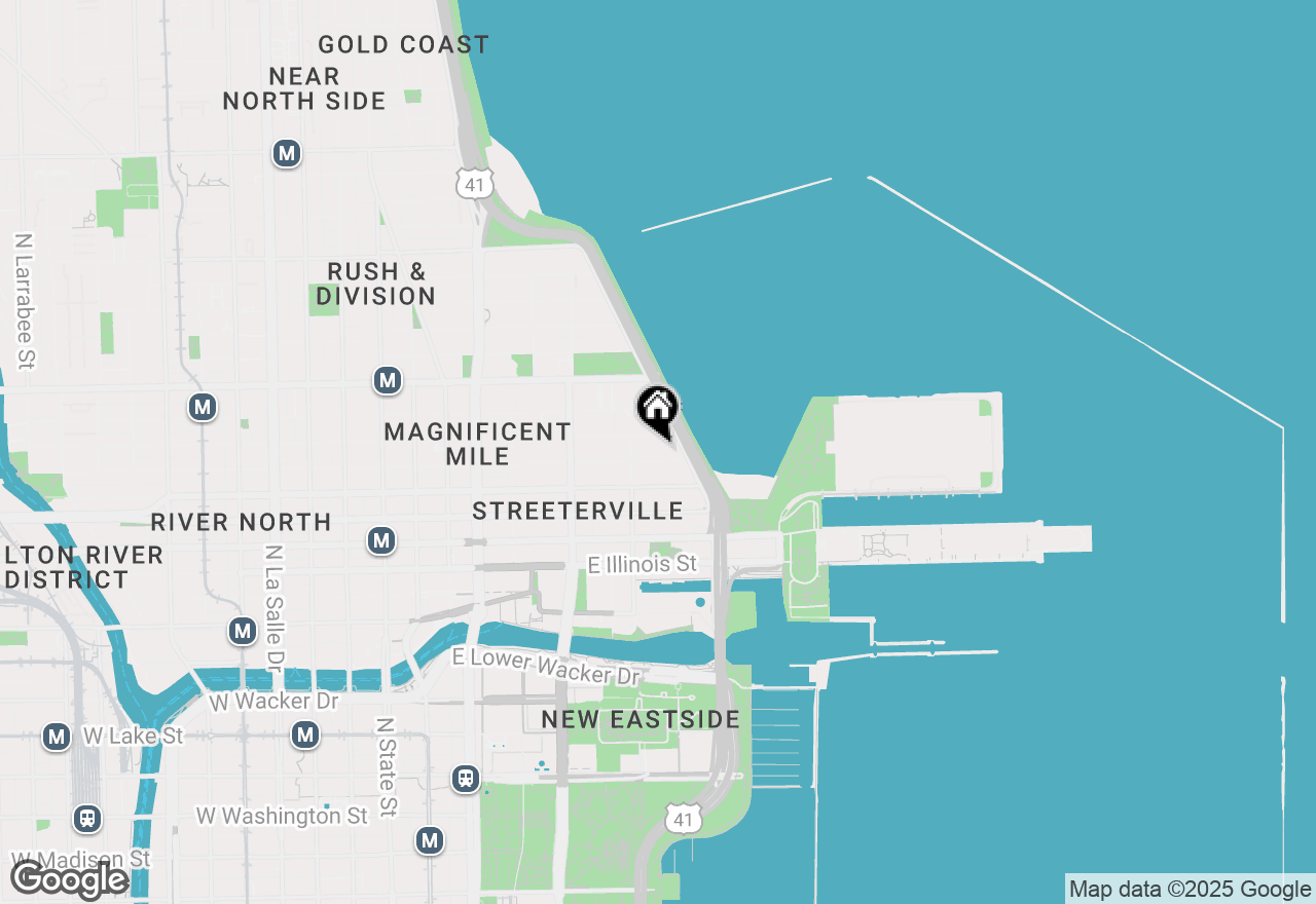 Map of 680 N Lake Shore Drive #P-670, Chicago, IL 60611