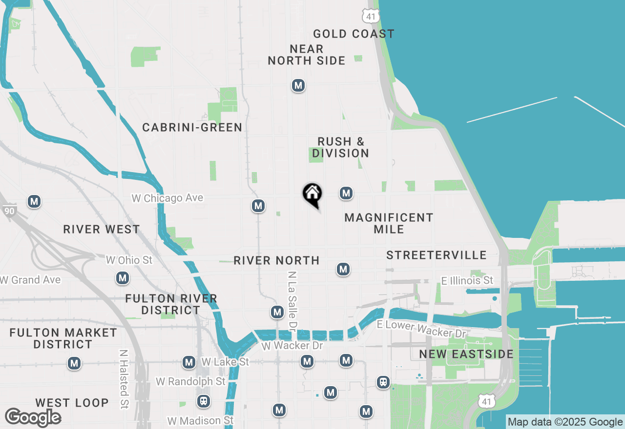 Map of 70 W Huron Street #2309, Chicago, IL 60654