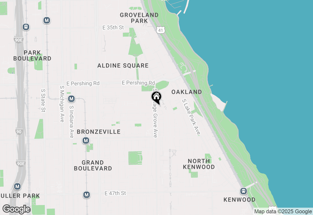 Map of 804 E 41st Street #NA, Chicago, IL 60653