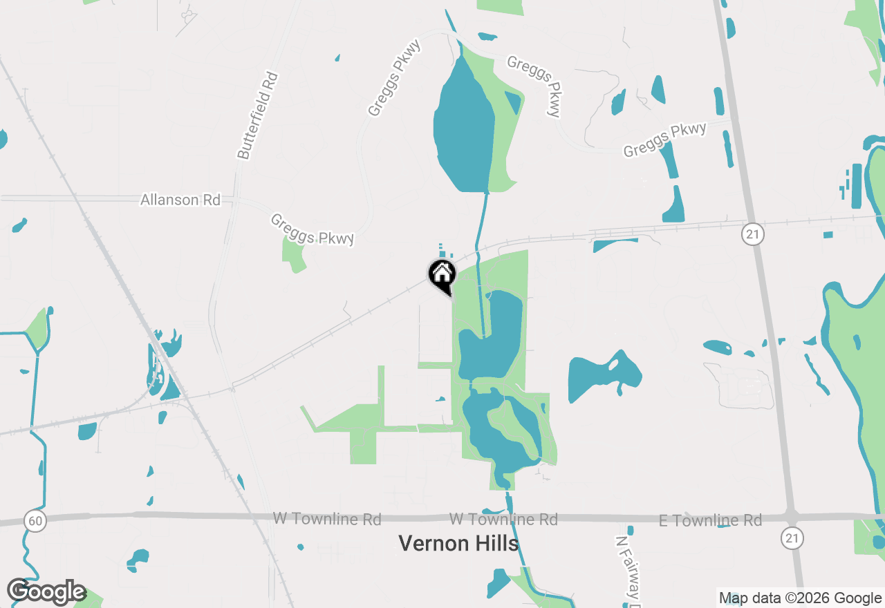 Map of 11 Cedar Court #3, Vernon Hills, IL 60061