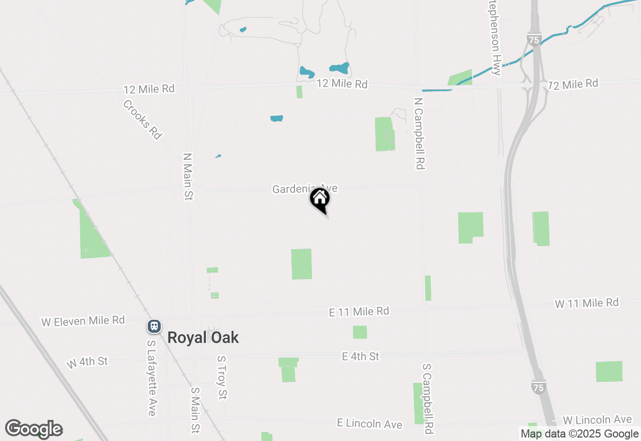 Map of 723 N Altadena Avenue, Royal Oak, MI 48067