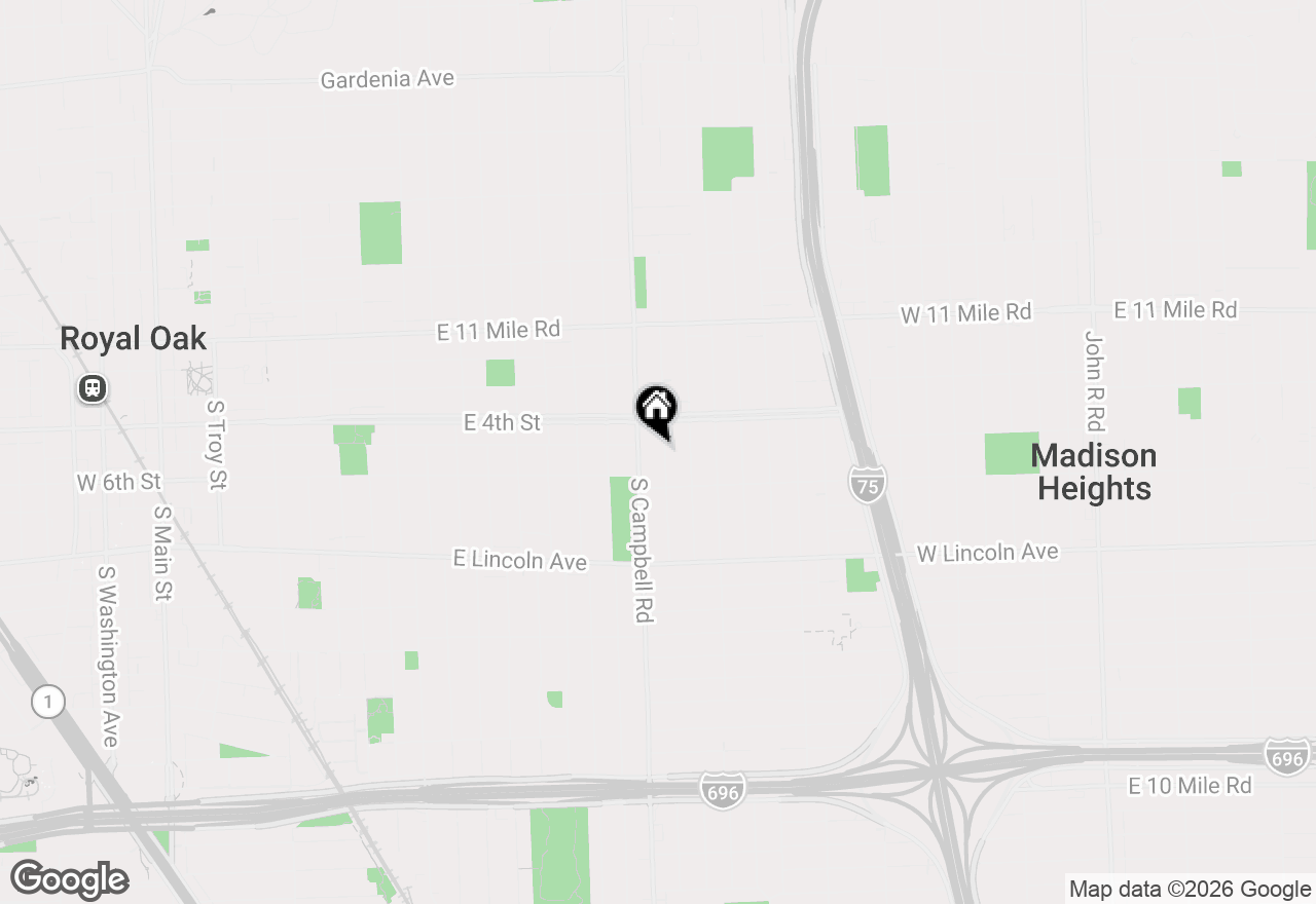 Map of 430 S Edison Avenue, Royal Oak, MI 48067