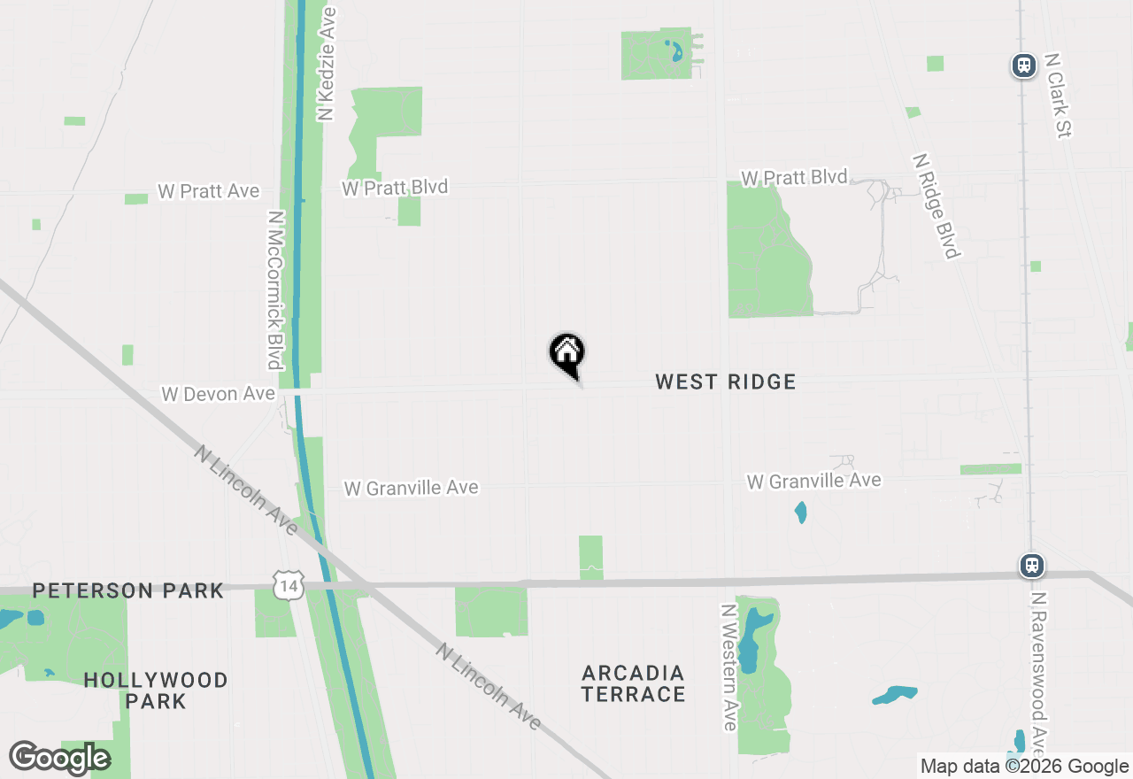 Map of 2707 W Devon Avenue, Chicago, IL 60659