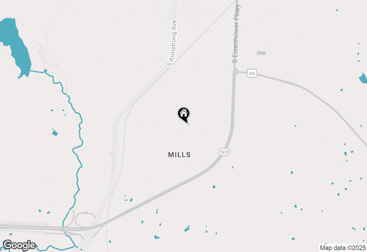 Map of 620 W Florence Street, Denison, TX 75020