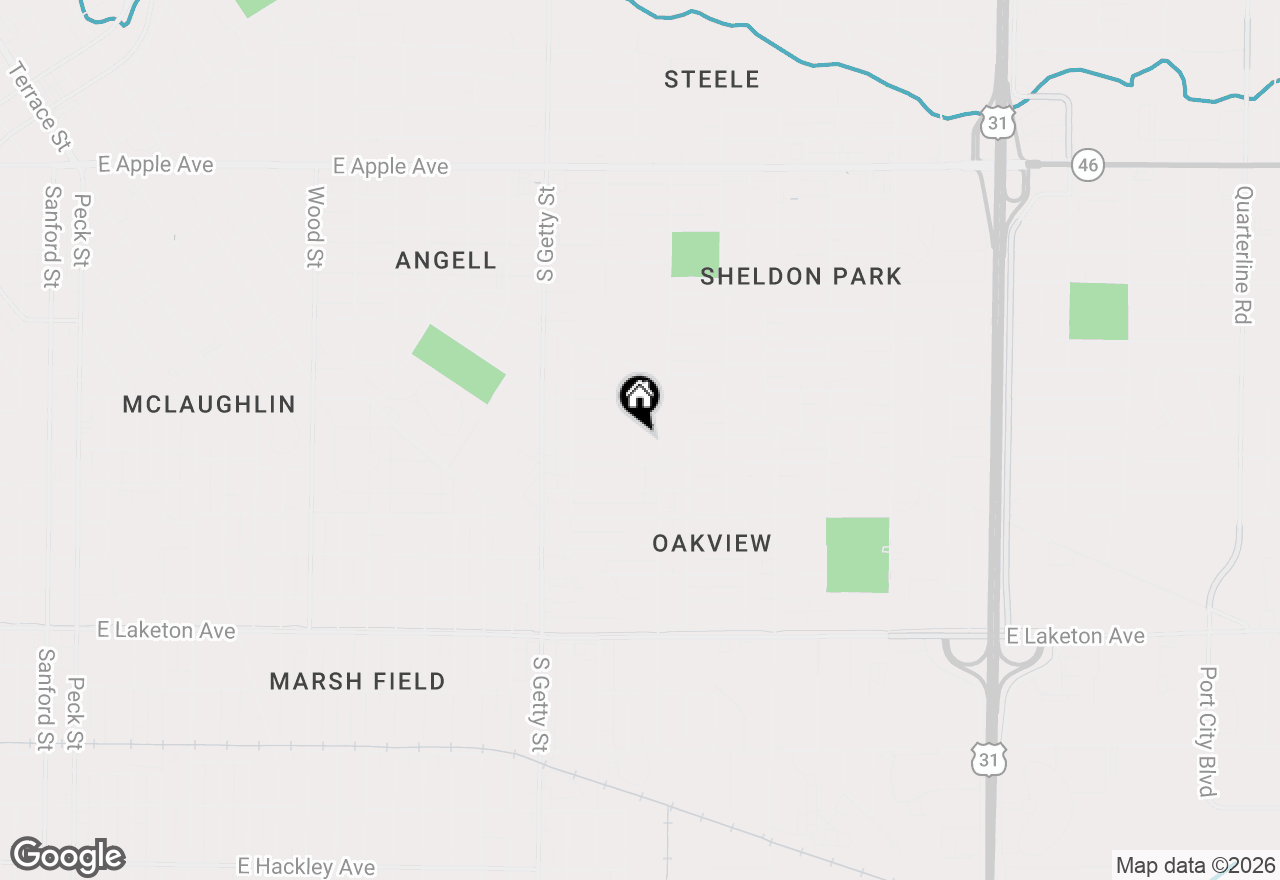 Map of 1468 Winters Street, Muskegon, MI 49442