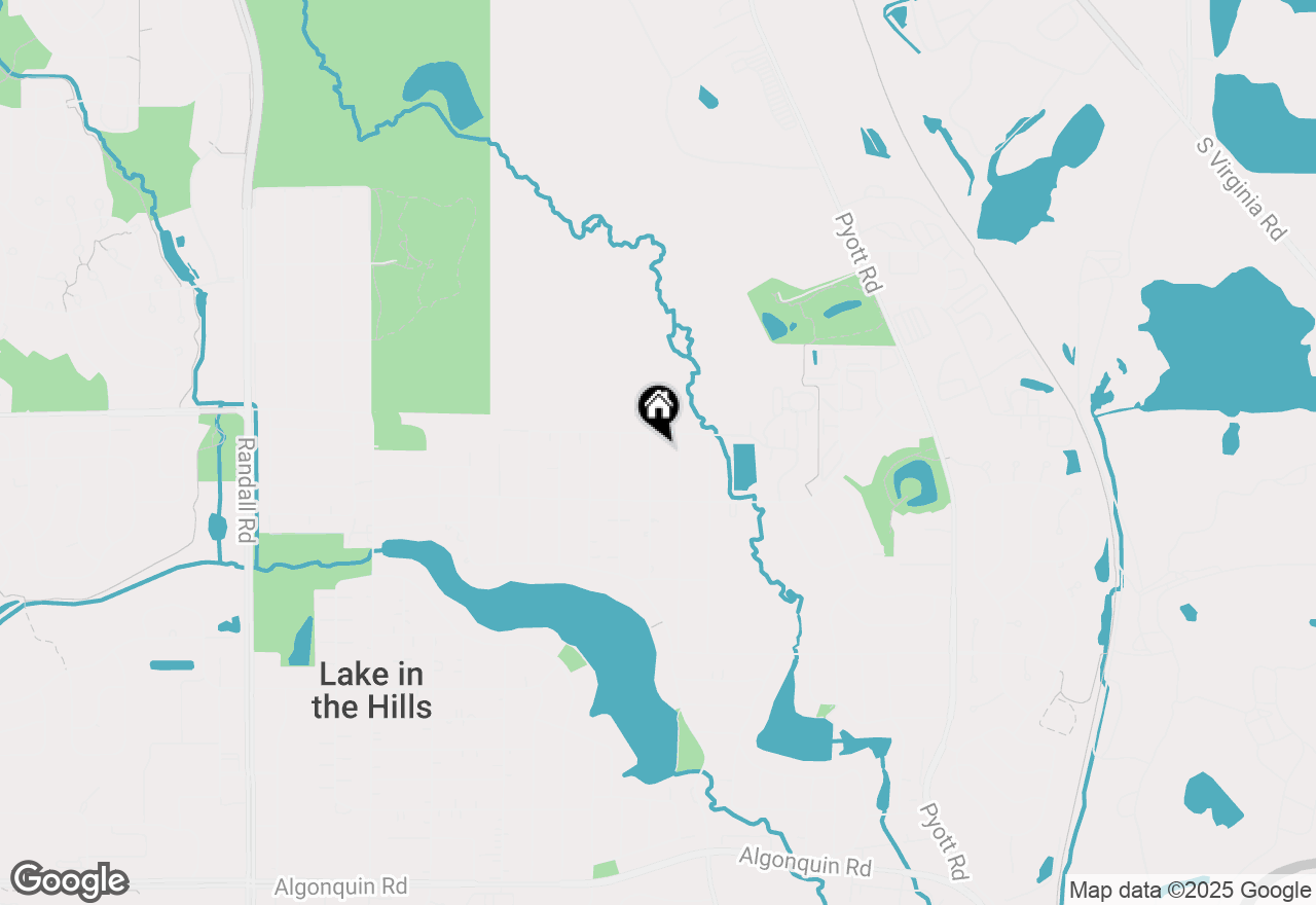 Map of 1216 Cherry Street, Lake In The Hills, IL 60156