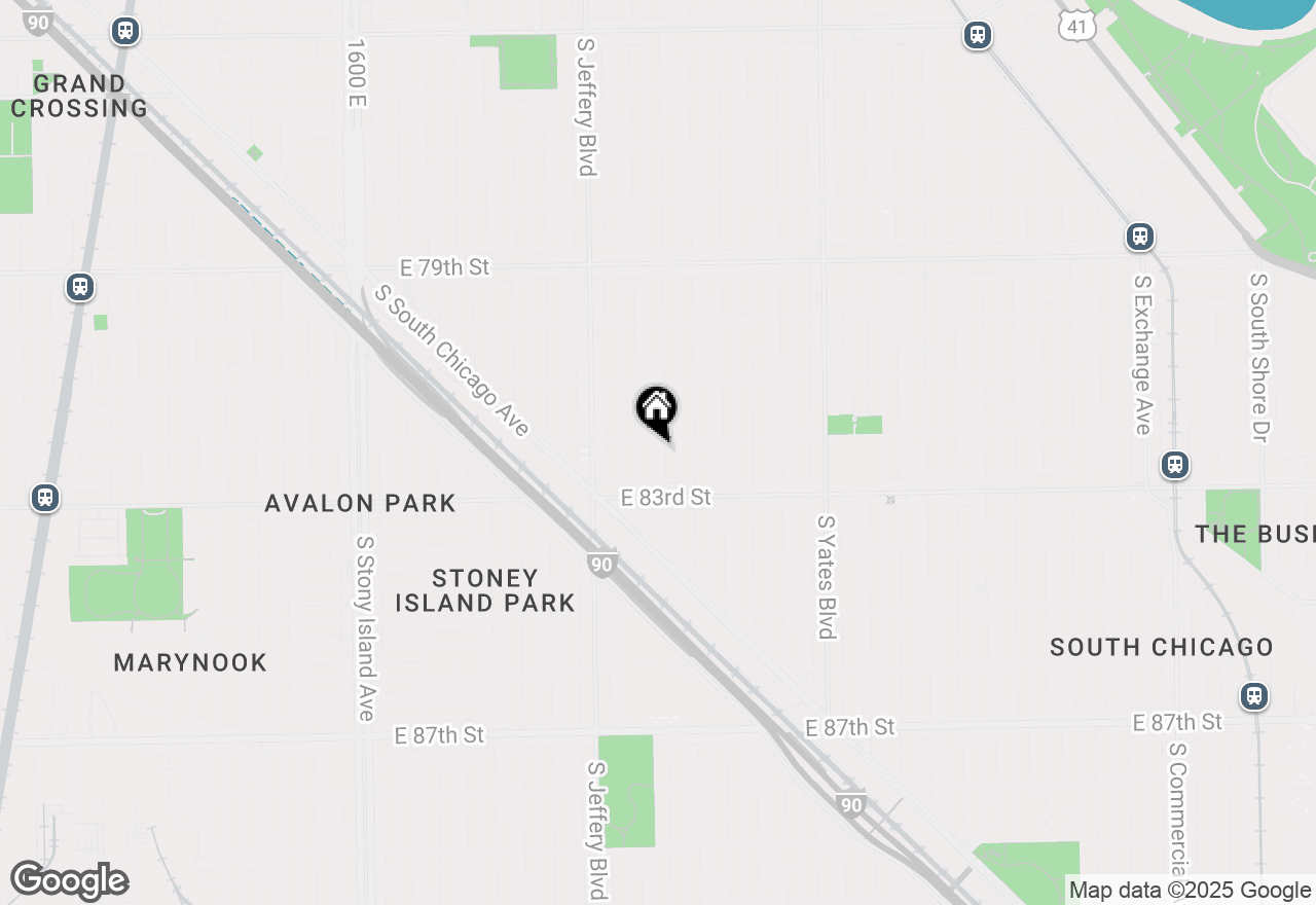 Map of 8211 S Clyde, Chicago, IL 60617