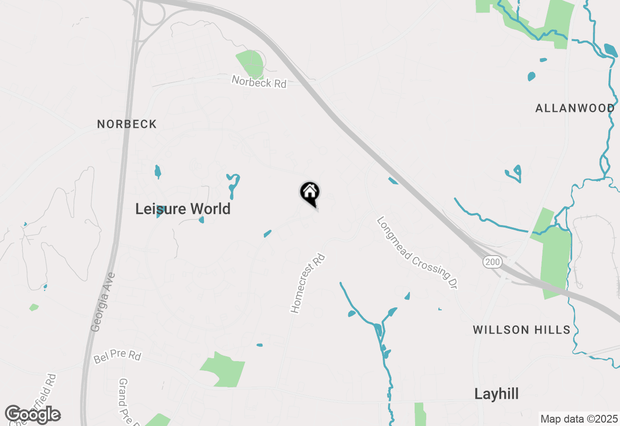 Map of 2901 S Leisure World Boulevard #333, Silver Spring, MD 20906