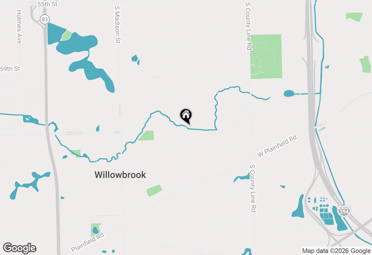 Map of 6270 S Garfield Avenue, Burr Ridge, IL 60527