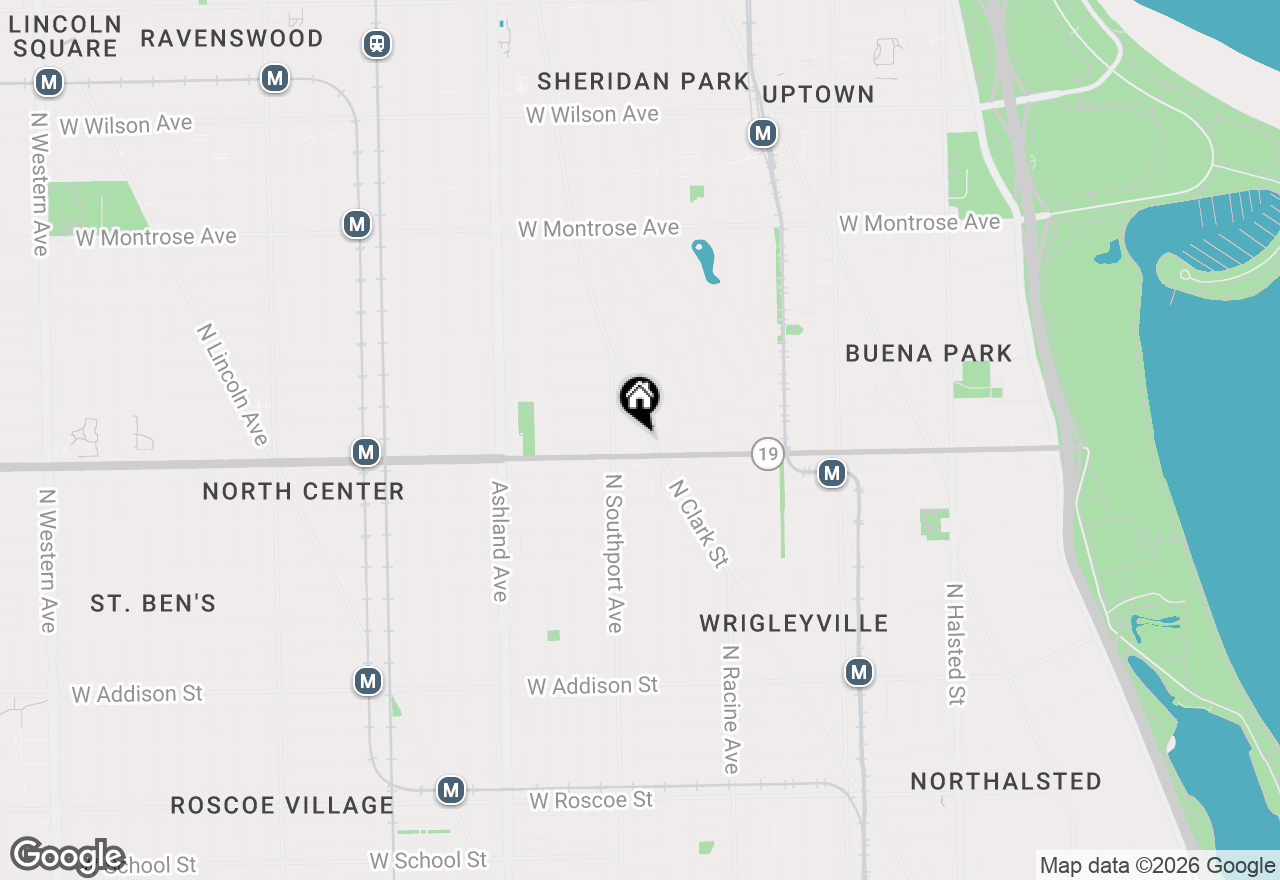 Map of 4010 N Clark Street #C, Chicago, IL 60613