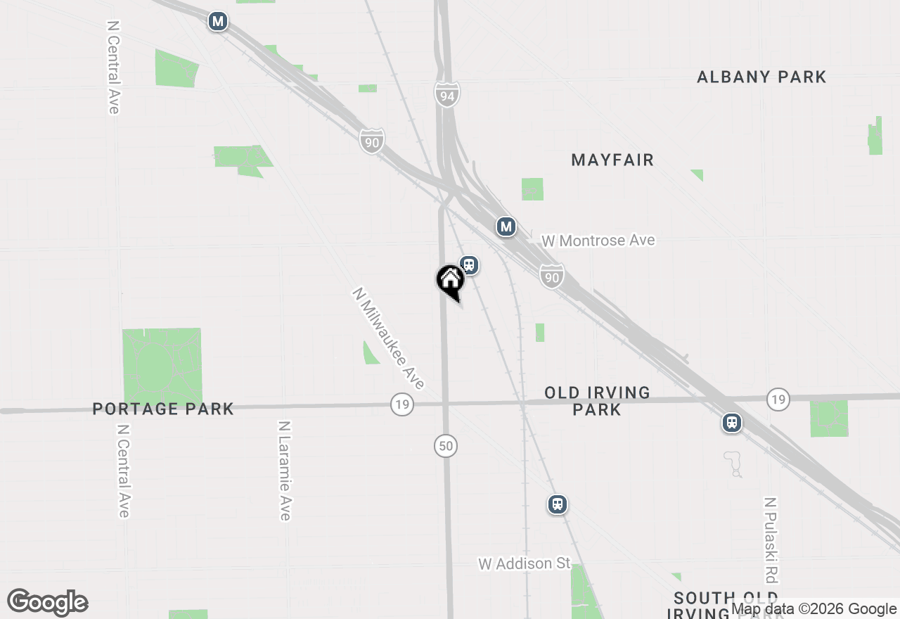 Map of 4211 N Cicero Avenue #101, Chicago, IL 60641