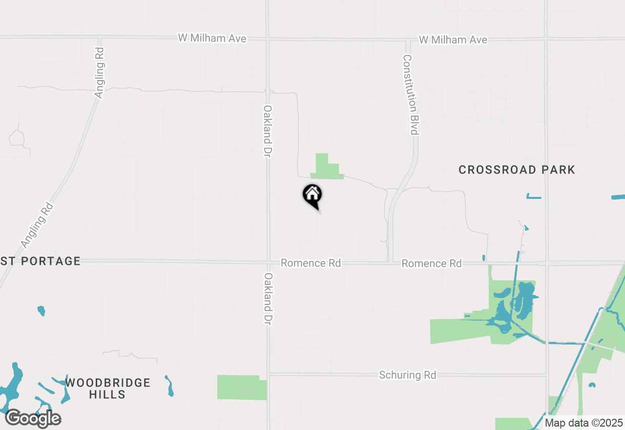 Map of 6750 Buckhorn Street, Portage, MI 49024