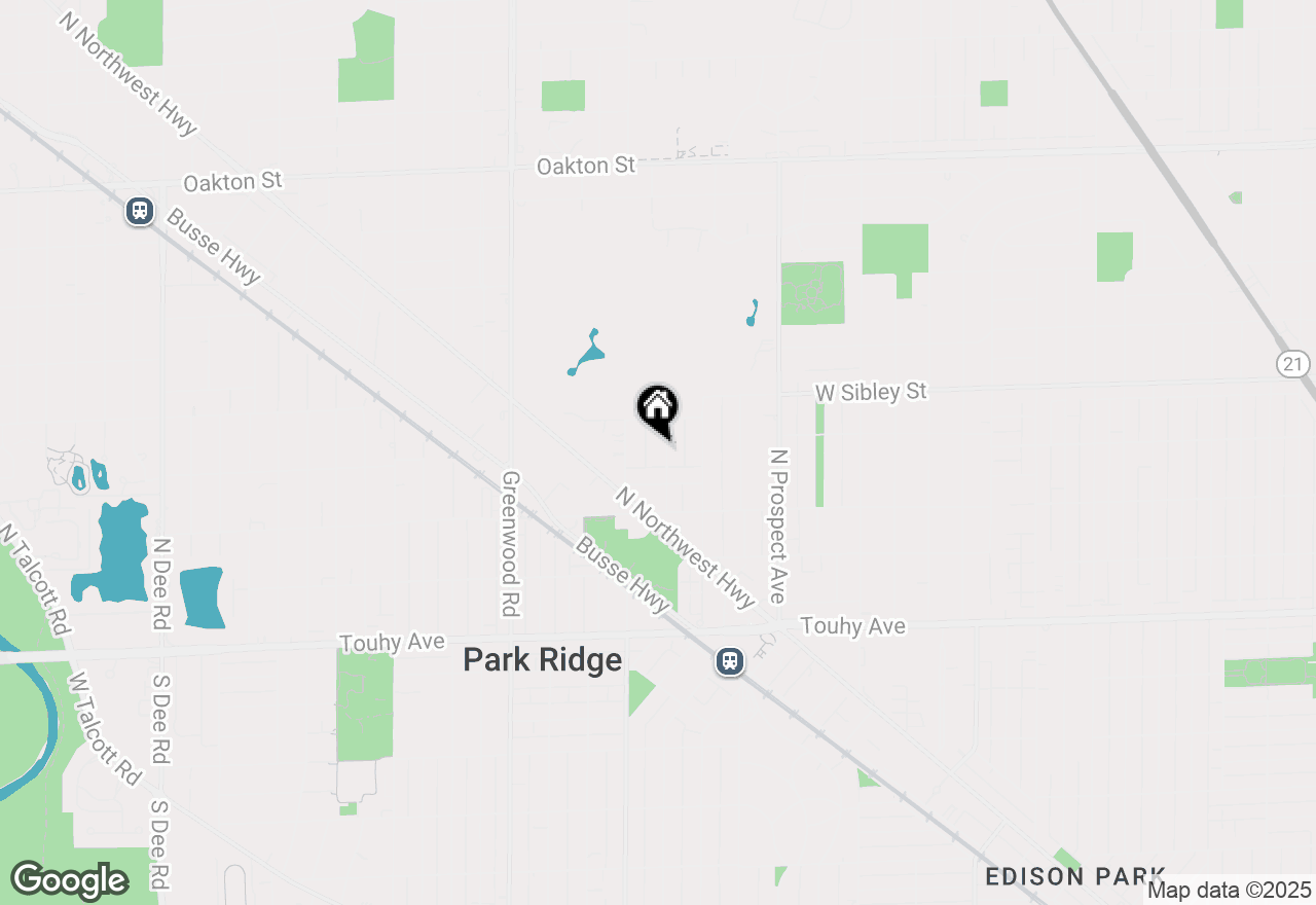 Map of 426 Root Street, Park Ridge, IL 60068