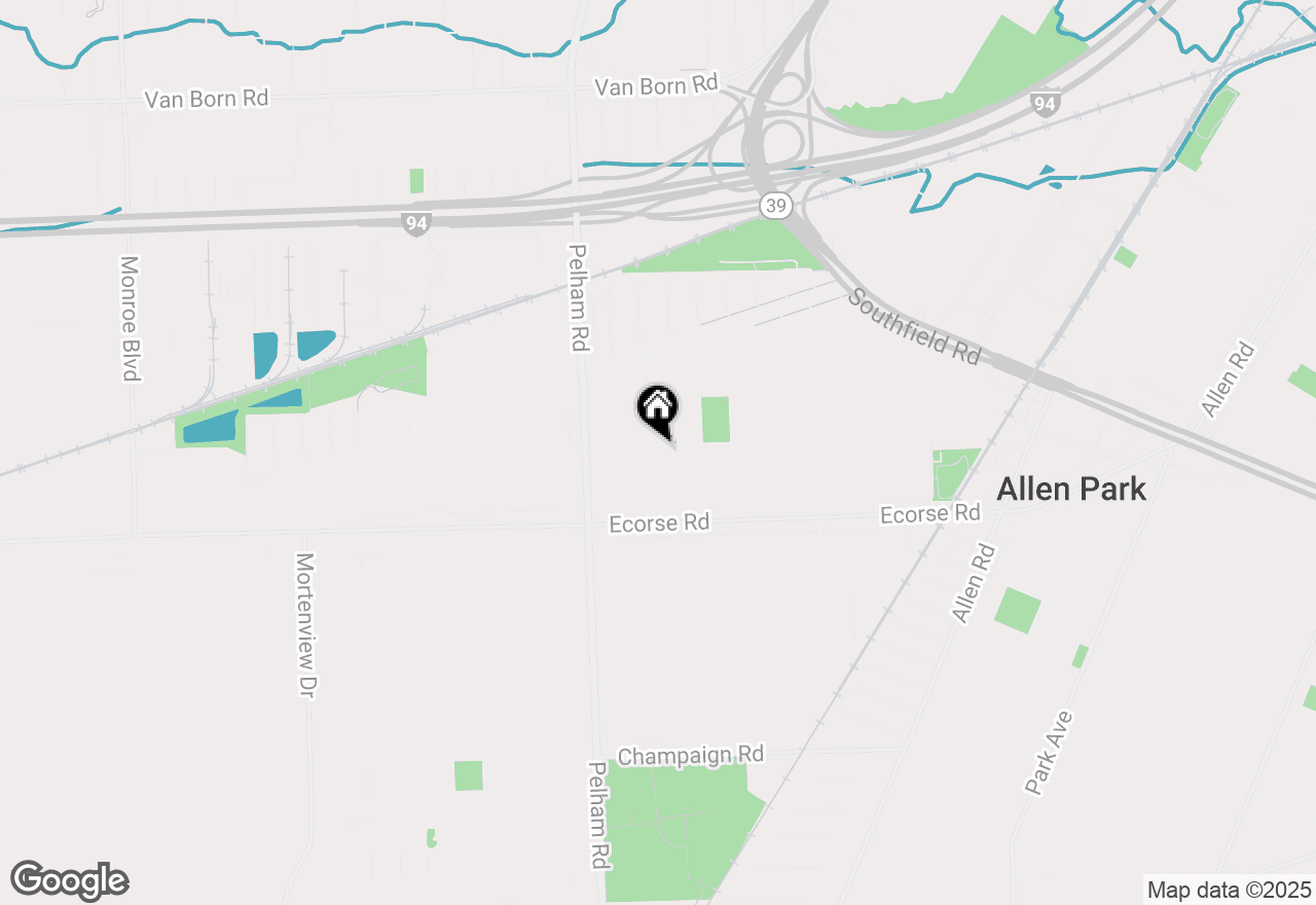 Map of 19027 Philomene Boulevard, Allen Park, MI 48101