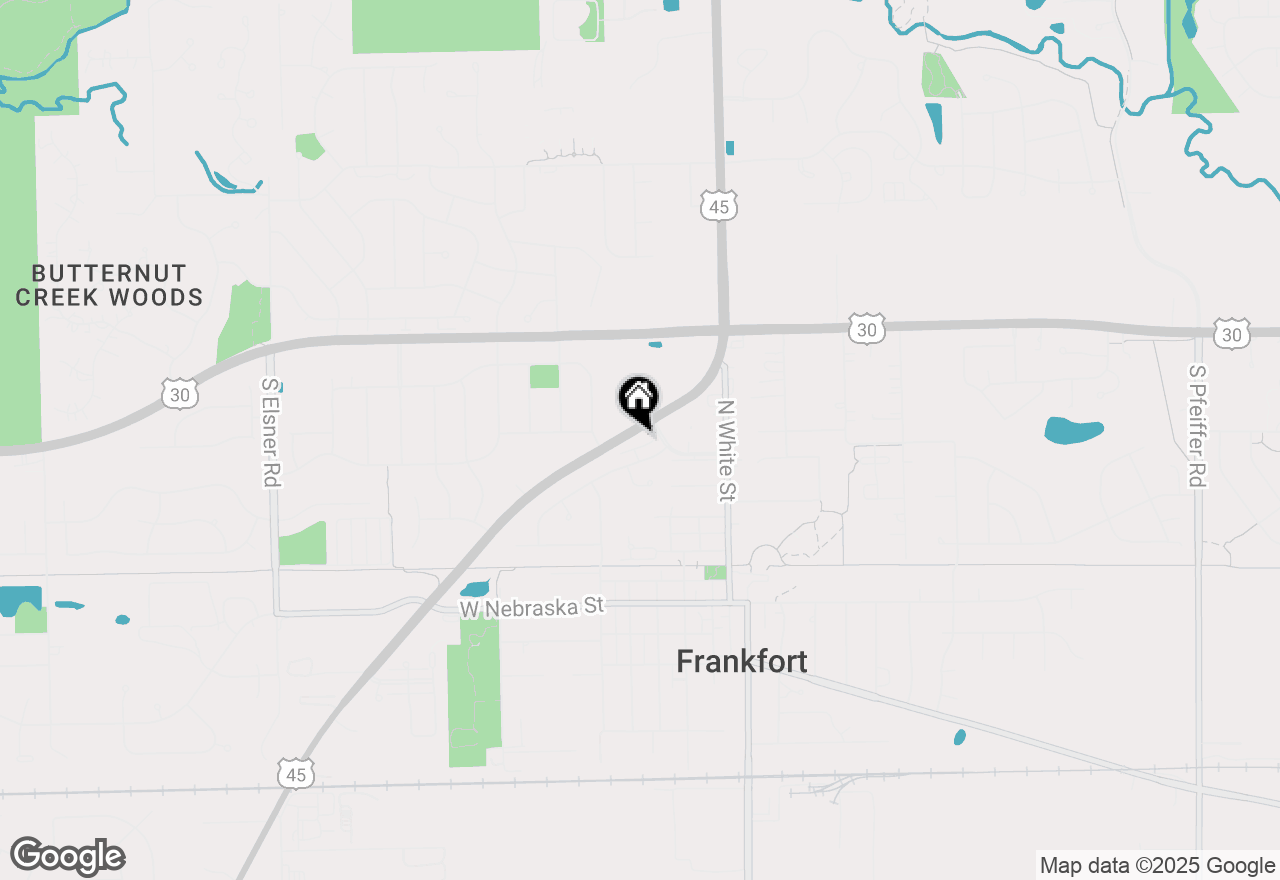Map of 9772 Folkers Drive, Frankfort, IL 60423