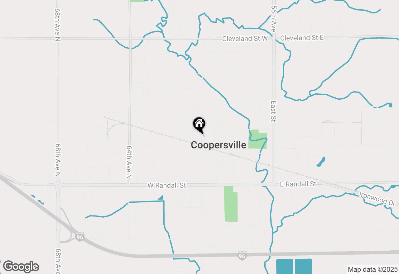 Map of 267 Center Street, Coopersville, MI 49404